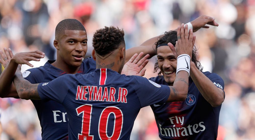 Bộ ba tấn công của PSG đang có phong độ cao.