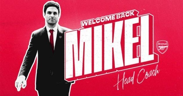 Giờ anh sẽ có khởi đầu đầy chông gai trong vai trò HLV trưởng Arsenal.