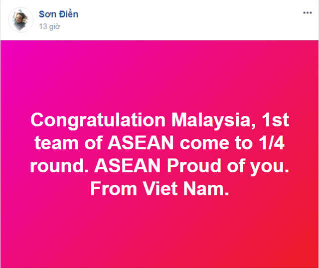 lời khen của một NHM Việt Nam.