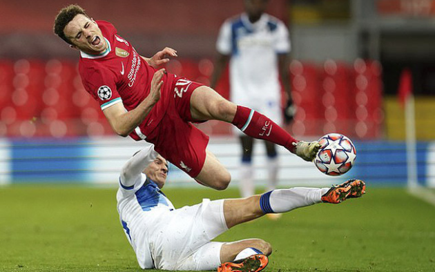 Mất Diogo Jota là một tổn thất rất lớn với Liverpool, khiến The Kop thiếu phương án dự phòng trong trận đấu với Fulham.