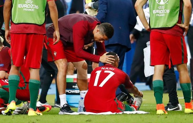 Không đóng góp nhiều về mặt lối chơi nhưng nhờ Ronaldo, tinh thần của BĐN lên cao hơn bao giờ hết. Ảnh: Internet.