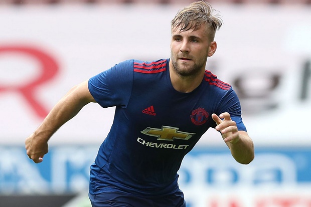 Đây cũng là trận đấu đánh dấu sự trở lại của Luke Shaw sau hơn 8 tháng dưỡng thương. Ảnh: Internet.