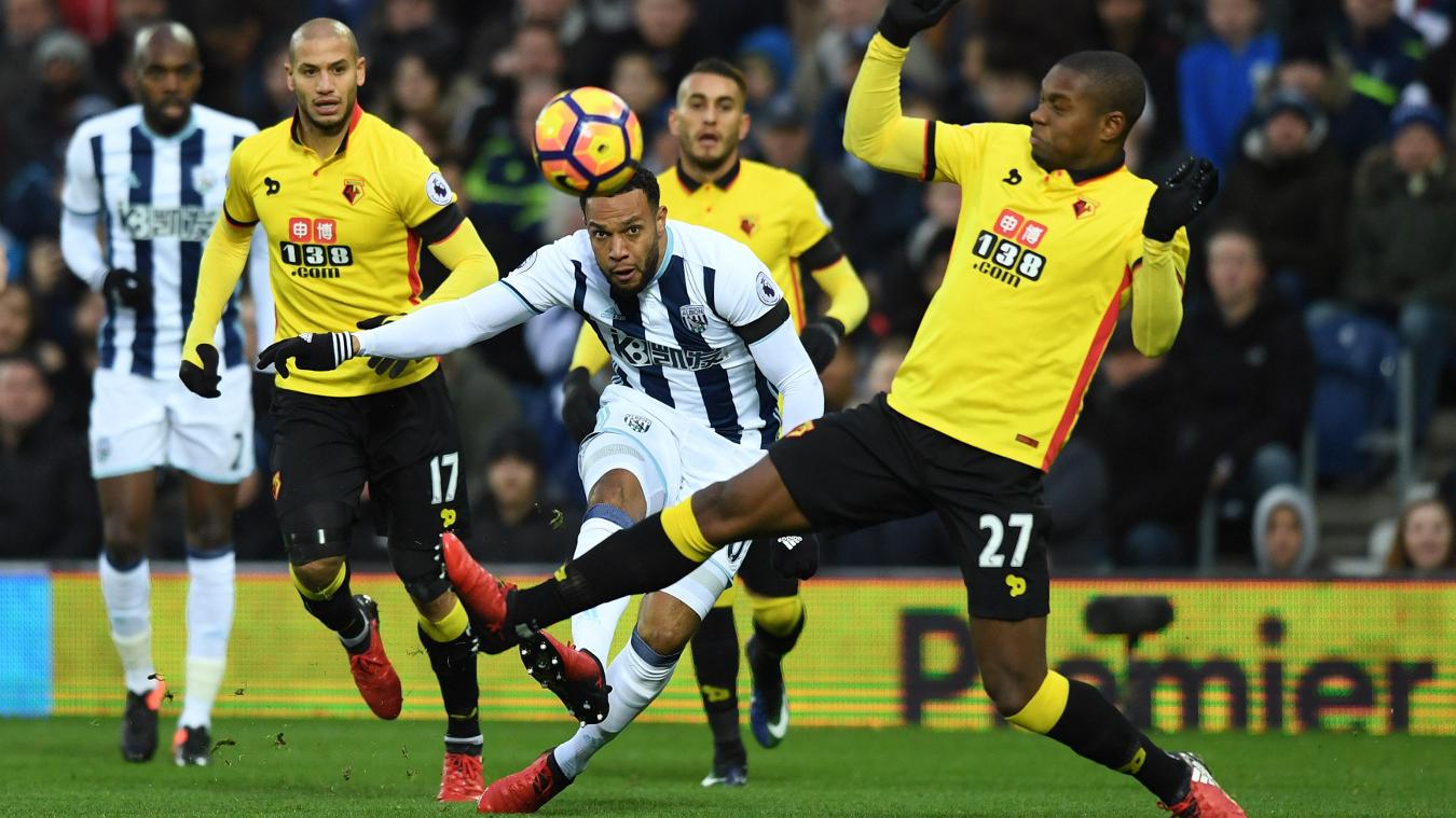 West Bromwich Albion 3-1 Watford: Phillips tung cú dứt điểm hạ gục thủ thành phía Watford.