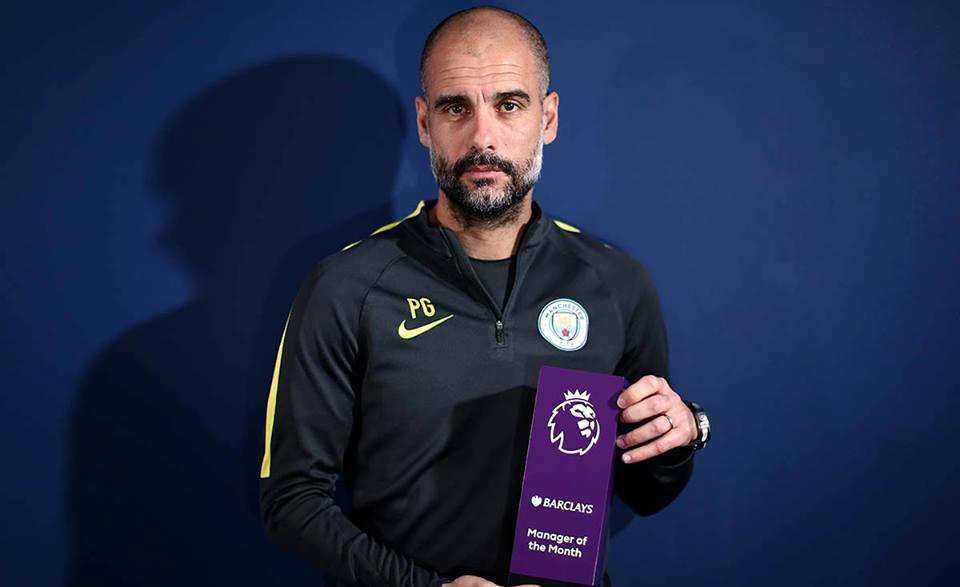 Pep Guardiola lần đầu được vinh danh ở Anh - Bóng Đá