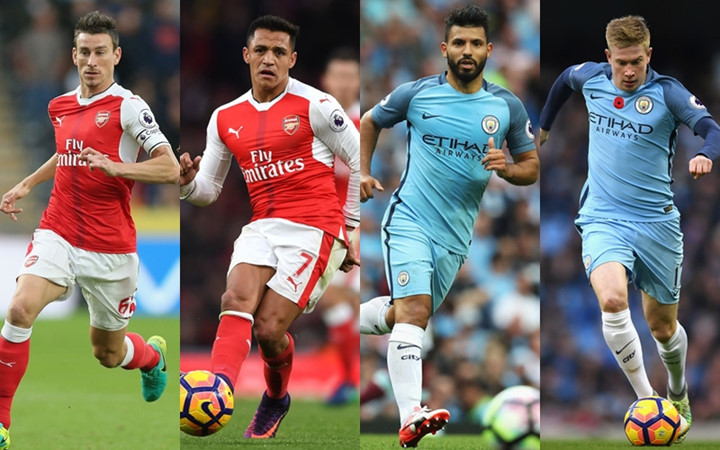 Đội hình kết hợp Arsenal & Man City:  - Bóng Đá