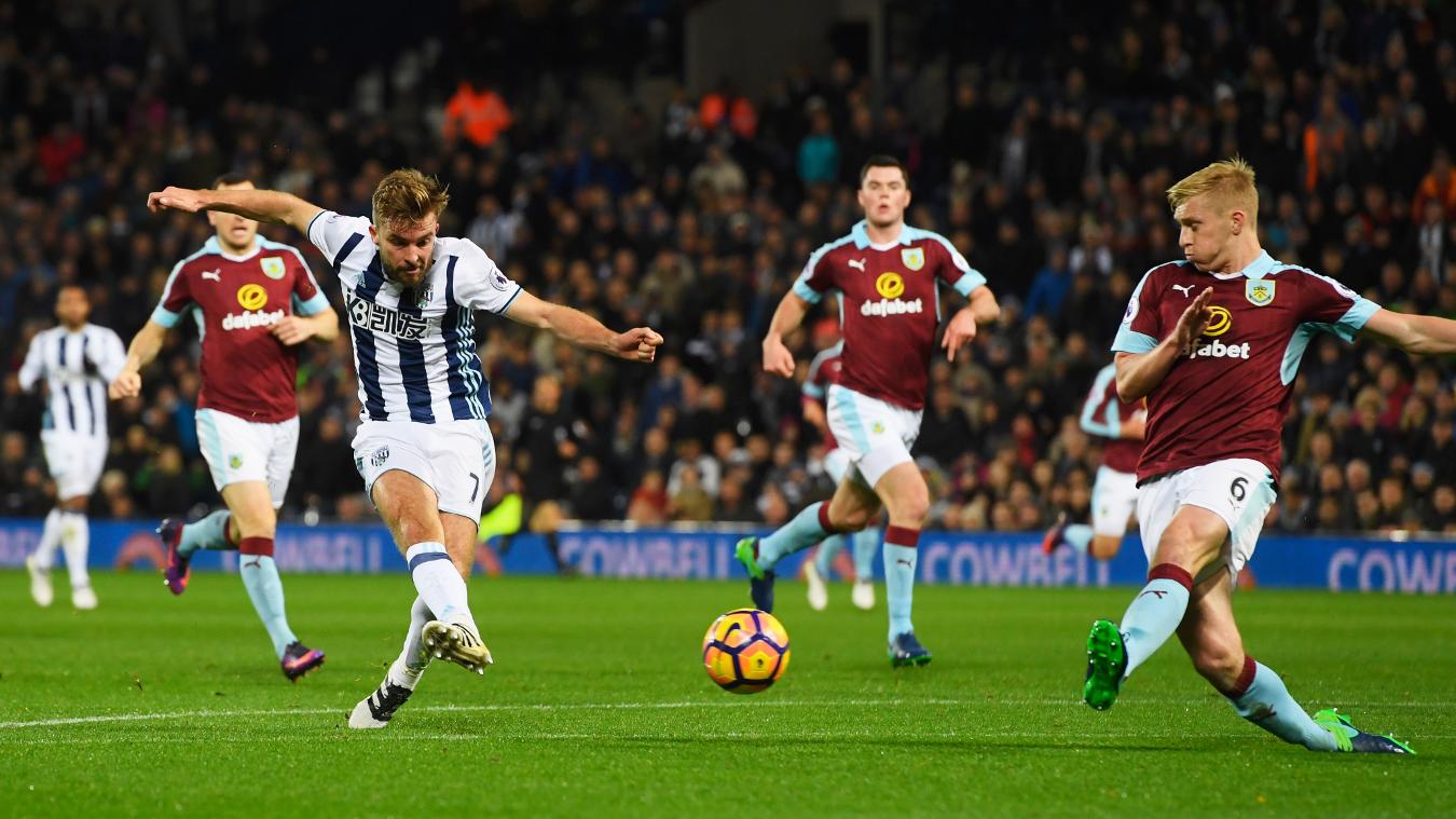 Burnley v West Brom: West Brom sở hữu tỷ lệ ghi bàn đạt 3.3 bàn/trận trước Burnley, thông số cao nhất của họ ở Ngoại hạng Anh.