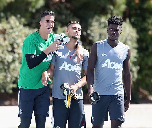 Bộ ba cầu thủ trẻ triển vọng của Quỷ đỏ.