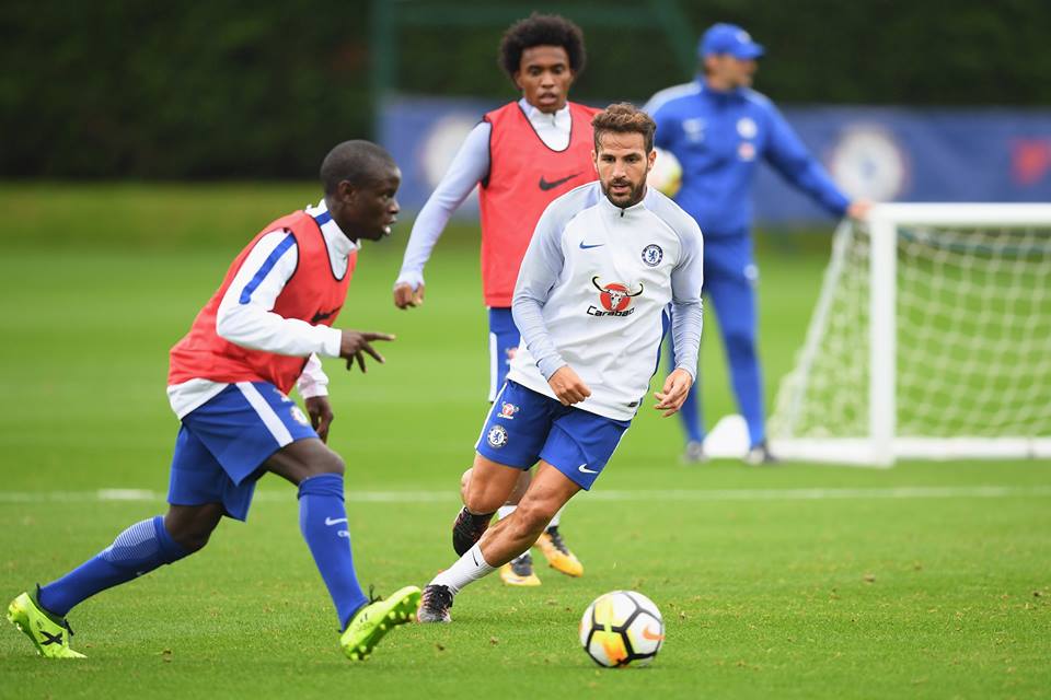 Kante và Fabregas vẫn là những quân bài quan trọng của HLV Conte.