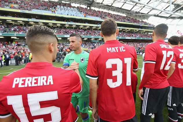 Trước đó, Matic đã có màn ra mắt Man United ở trận gặp Sampdoria.