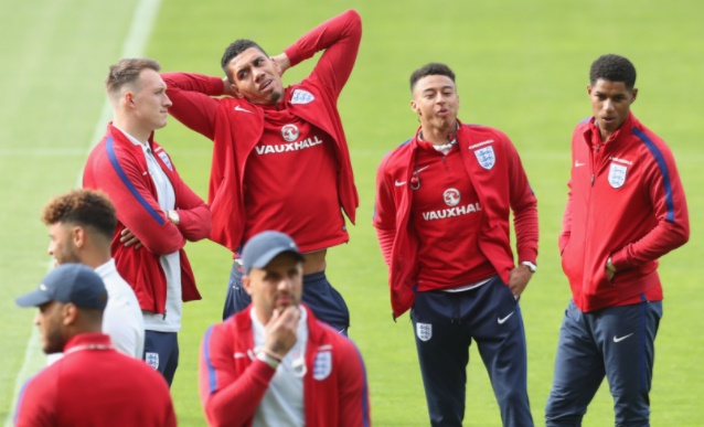 MARCUS RASHFORD, JESSE LINGARD, PHIL JONES, CHRIS SMALLING - Tuyển Anh.