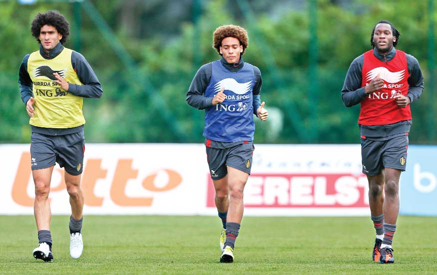 MAROUANE FELLAINI, ROMELU LUKAKU - Tuyển Bỉ.
