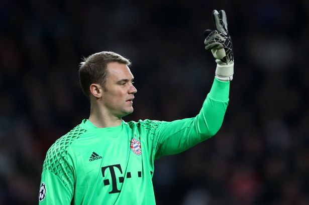 5. Manuel Neuer (Bayern Munich) Overall: 92
