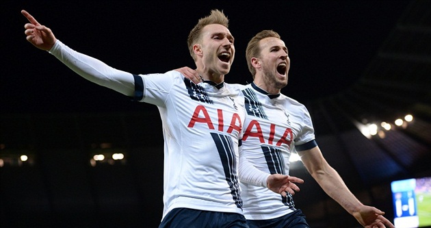 3. Tottenham - Tỷ lệ kiểm soát bóng trung bình 58.4%.