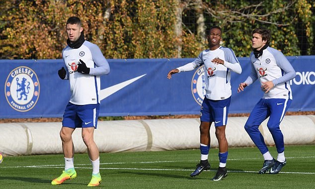 Từng hạ Man Utd 4-0 ở Stamford Bridge mùa trước nên các cầu thủ Chelsea tỏ ra khá tự tin.