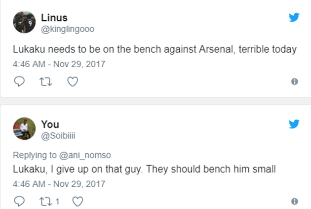 Họ yêu cầu Mourinho để Lukaku ngồi dự bị một vài trận để lấy lại phong độ.