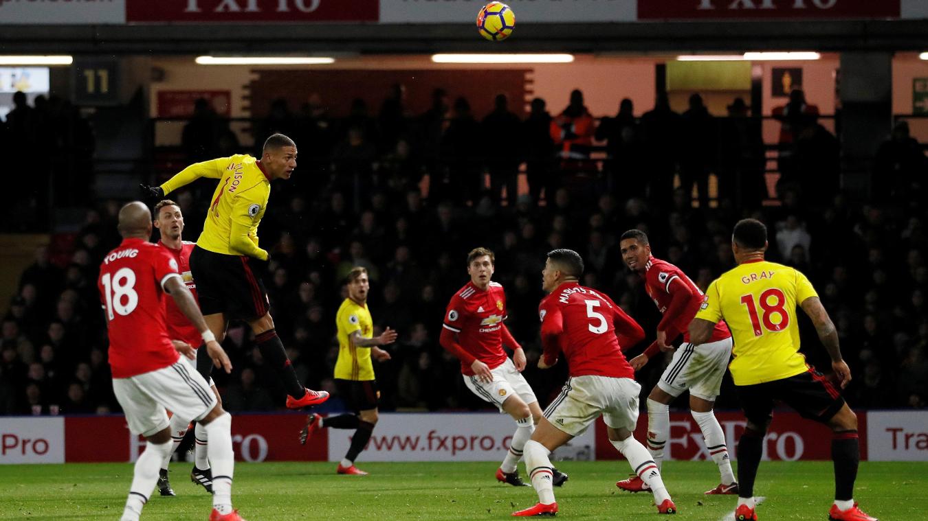 Watford 2-4 Manchester United: Các cầu thủ Watford đã gây ra không ít khó khăn cho Man United trận này nhưng rốt cuộc họ vẫn trắng tay với việc hàng thủ thi đấu quá yếu kém.