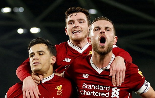 Trở lại với trận gặp Brighton, Liverpool giành chiến thắng 5-1 nhờ các pha lập công của Can, Firmino (2 bàn) và Coutinho, 1 bàn còn lại do Brighton đá phản lưới nhà.