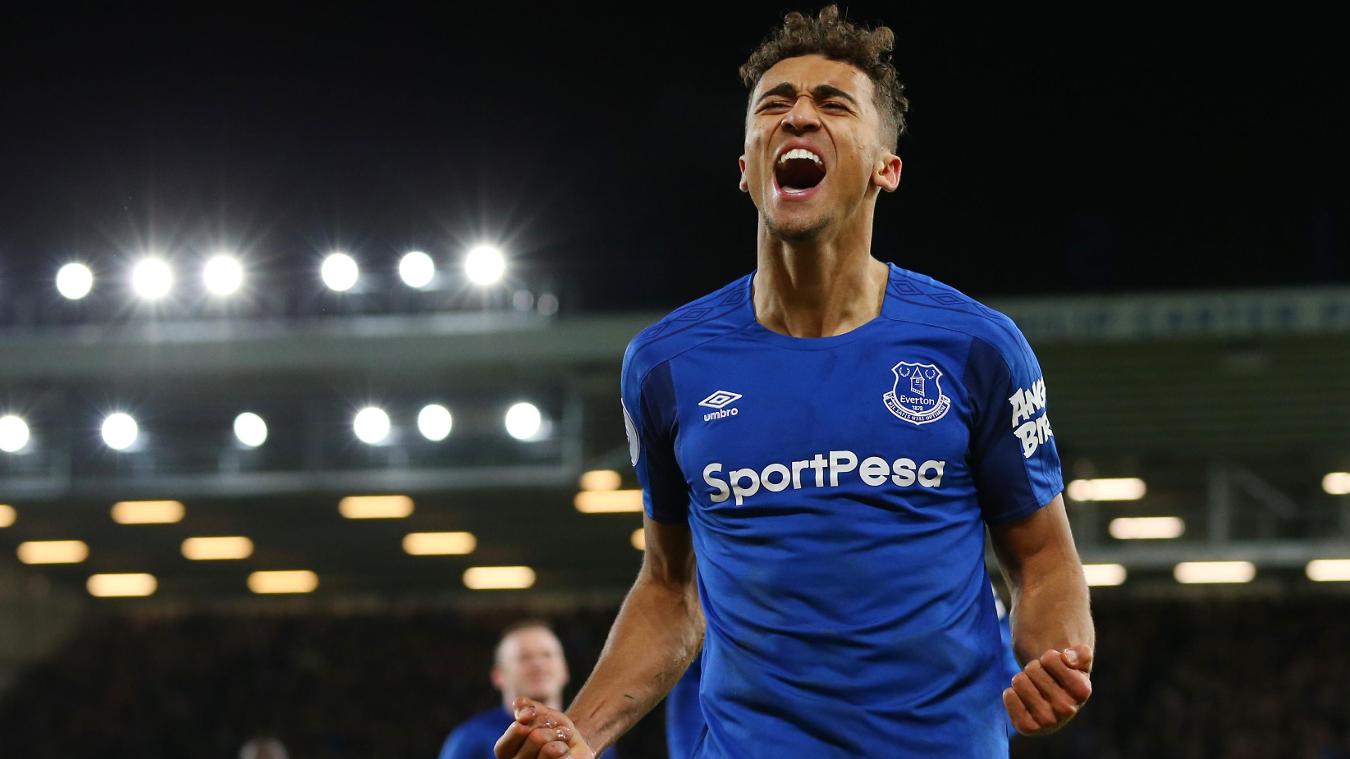 Everton 2-0 Huddersfield Town: Lần đầu tiên Dominic Calvert-Lewin ghi bàn và kiến tạo cho Everton trong cùng 1 trận đấu.