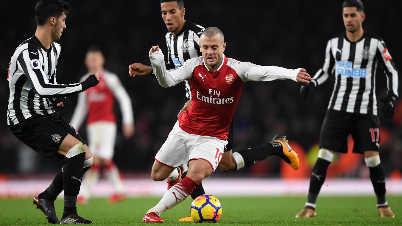 Arsenal 1-0 Newcastle United: Jack Wilshere thi đấu cực tốt trong ngày được đá chính.