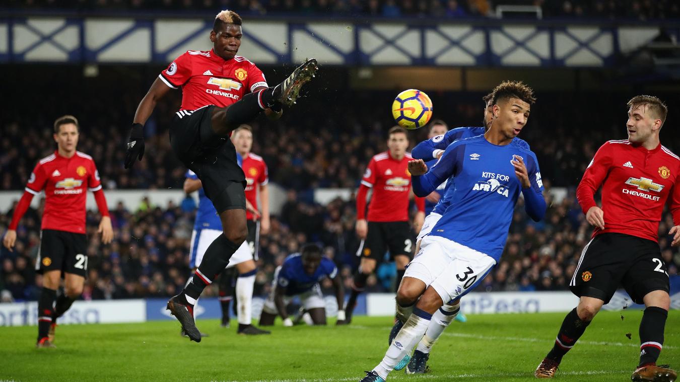 Everton 0-2 Manchester United: Paul Pogba thi đấu rất hay trận này và được bầu chọn là cầu thủ xuất sắc nhất.