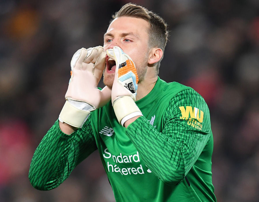 Thủ thành Simon Mignolet.