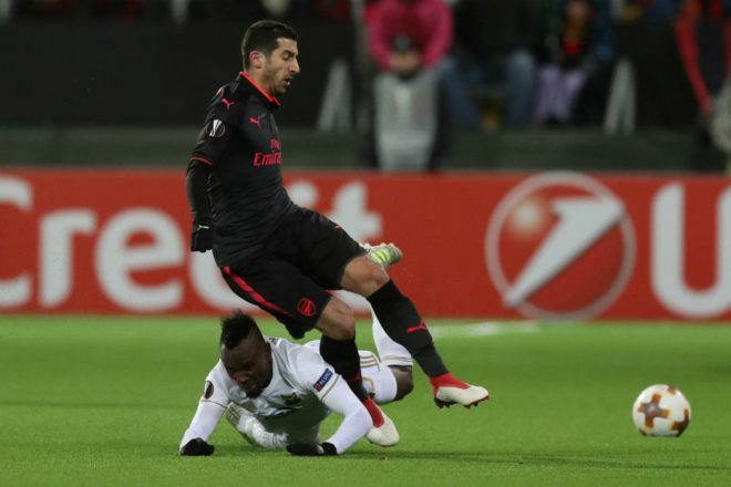 Mkhitaryan trình làng số áo lạ hoắc ở Europa League - Bóng Đá