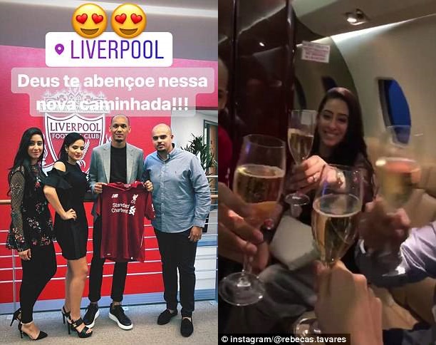 Tới Liverpool, Fabinho khui sâm banh ăn mừng - Bóng Đá