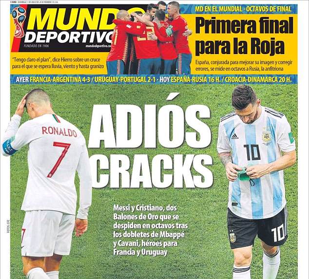 Bái chí thế giới khóc thương cho Ronaldo, Messi: - Bóng Đá