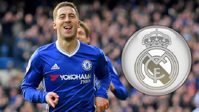 Real tiến gần tới việc chiêu mộ Hazard.