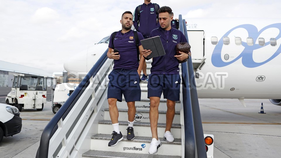 Dàn sao Barcelona đã có mặt ở thủ đô Madrid - Bóng Đá
