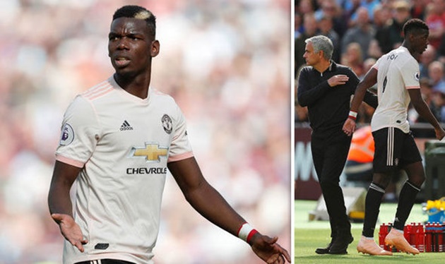 Cận cảnh: Rời sân, Pogba không thèm nhìn mặt Mourinho - Bóng Đá