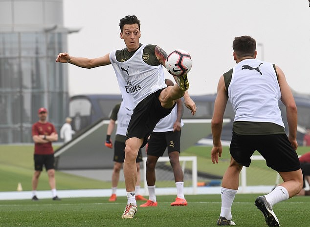 Ảnh Arsenal tập luyện - Bóng Đá