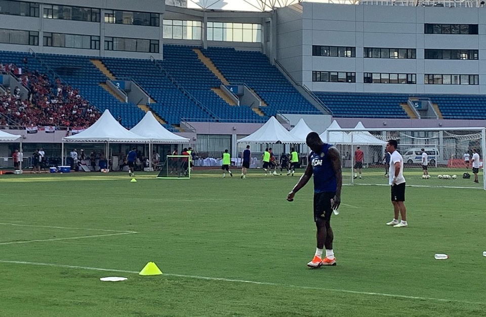 Hình ảnh mới nhất của Lukaku.