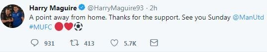 Manchester United fans slam Harry Maguire for his message after AZ Alkmaar draw - Bóng Đá