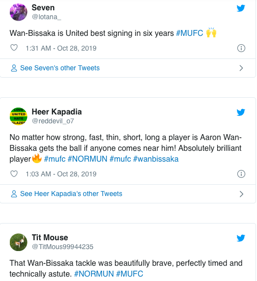Manchester United fans rave about Aaron Wan-Bissaka's performance - Bóng Đá