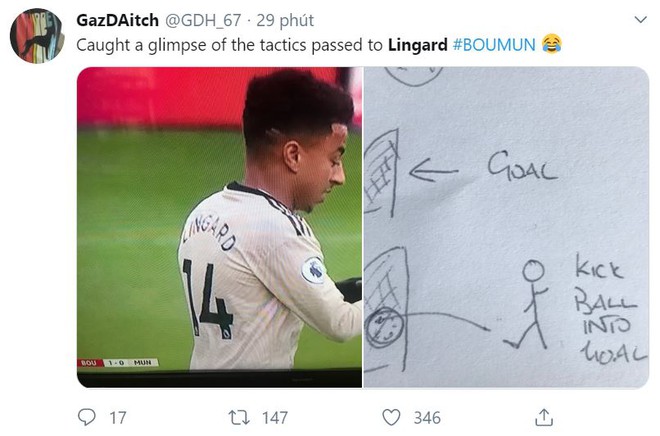 Cười vỡ bụng với loạt ảnh chế Solskjaer trao tờ giấy cho Lingard - Bóng Đá