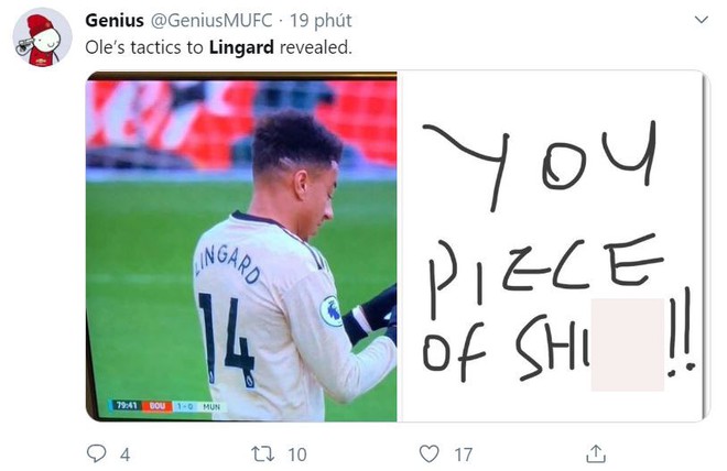 Cười vỡ bụng với loạt ảnh chế Solskjaer trao tờ giấy cho Lingard - Bóng Đá