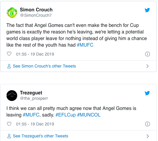 Fans fear Angel Gomes' Manchester United career is over - Bóng Đá