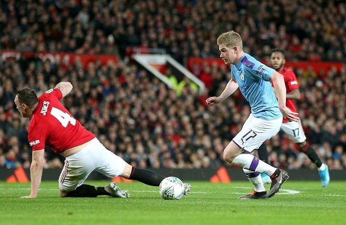 De Bruyne không có tên trong danh sách đăng ký thi đấu của Man City.