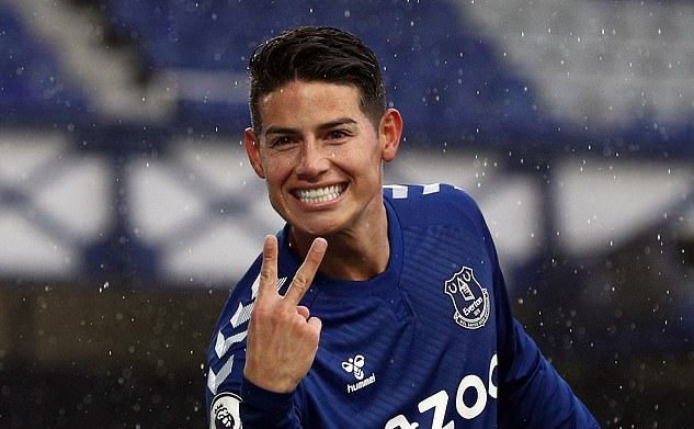 James Rodriguez thăng hoa tột đỉnh, Everton vùi dập đối thủ 4 bàn - Bóng Đá