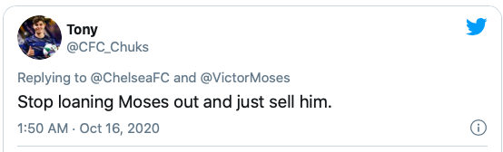 Chelsea fans react to Victor Moses completing loan move to Spartak Moscow - Bóng Đá