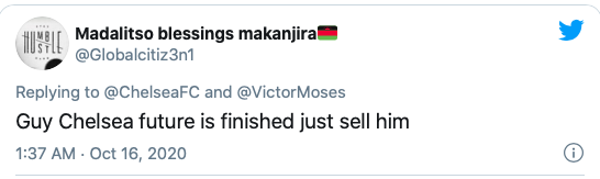 Chelsea fans react to Victor Moses completing loan move to Spartak Moscow - Bóng Đá
