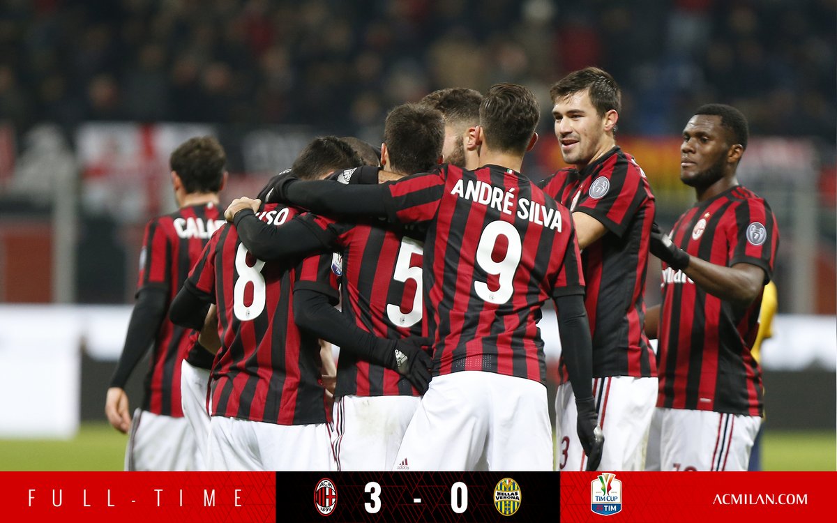 AC Milan đại thắng 3 sao, chờ đợi derby ở tứ kết - Bóng Đá
