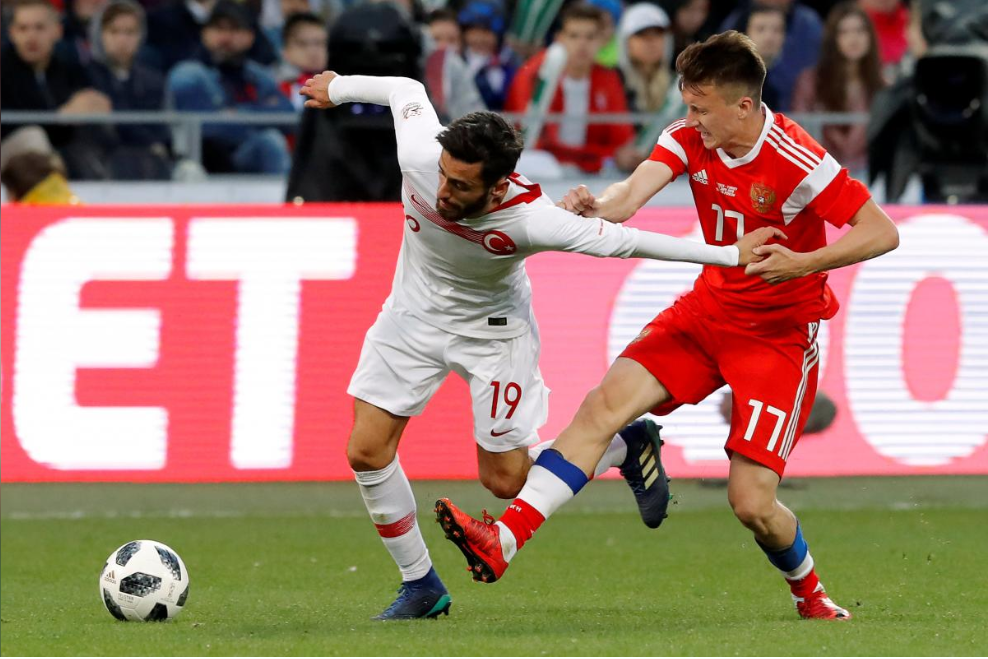 Giao hữu tiền World Cup 2018: Nga 1-1 Thổ Nhĩ Kỳ - Bóng Đá