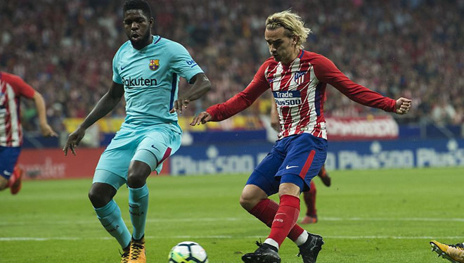 Barca nhiều lần chèo kéo Griezmann, nhưng bất thành.