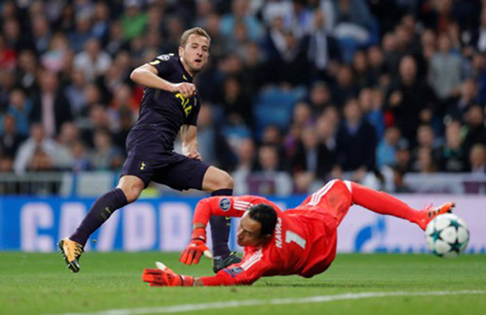 Kane trở lại sẽ giúp Tottenham tăng cơ hội thắng Real Madrid ở cuộc tái đấu rạng sáng 2-11 Ảnh: REUTERS.