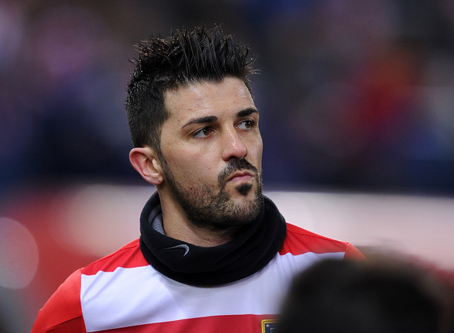 David Villa từng là "nạn nhân" của Messi.