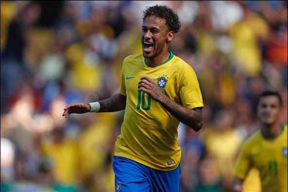 Neymar trở lại và ghi bàn cho đội tuyển Brazil. Ảnh: Getty Images.