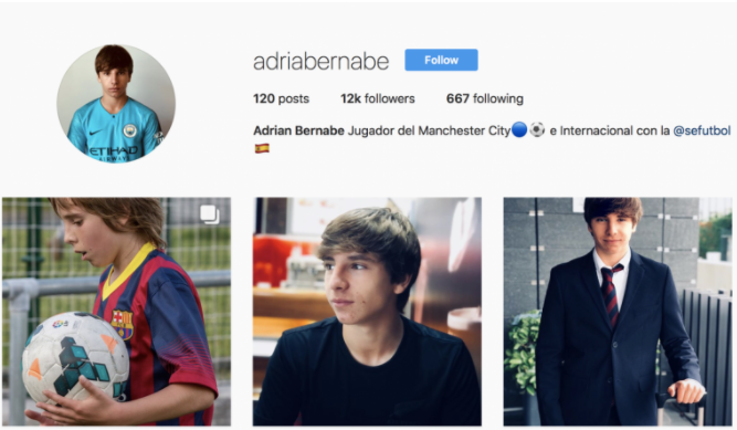 Hình ảnh từ Instagram của Adrian Bernabe.