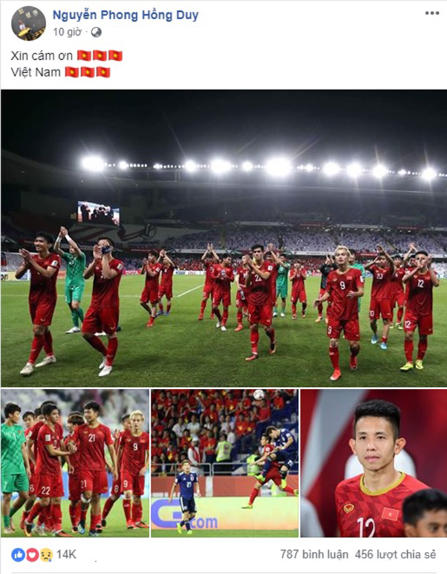Các tuyển thủ Việt Nam gửi thông điệp đến NHM sau khi chia tay Asian Cup - Bóng Đá